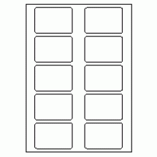 543 - Label Size 75mm x 51mm - 10 labels per sheet